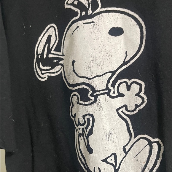 Peanuts Black and Yellow Snoopy Kids Tee - Picture 4 of 4
